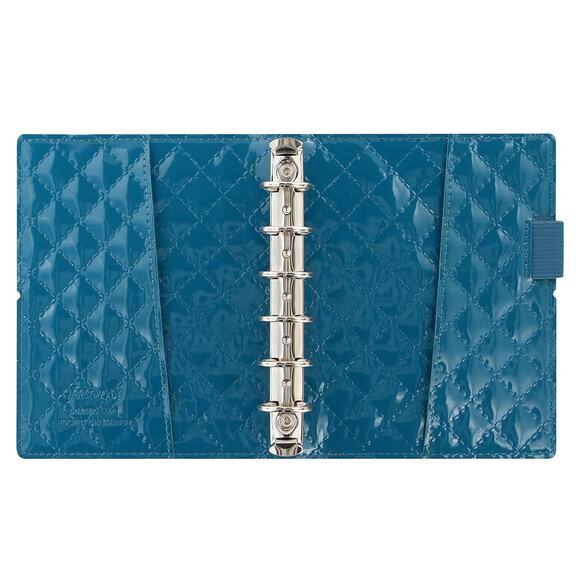 Filofax Pocket Domino Luxe Teal Agenda Organizer New with tags! - Picture 6 of 6